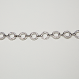 CINTO CIRCLE PRATA STRASS