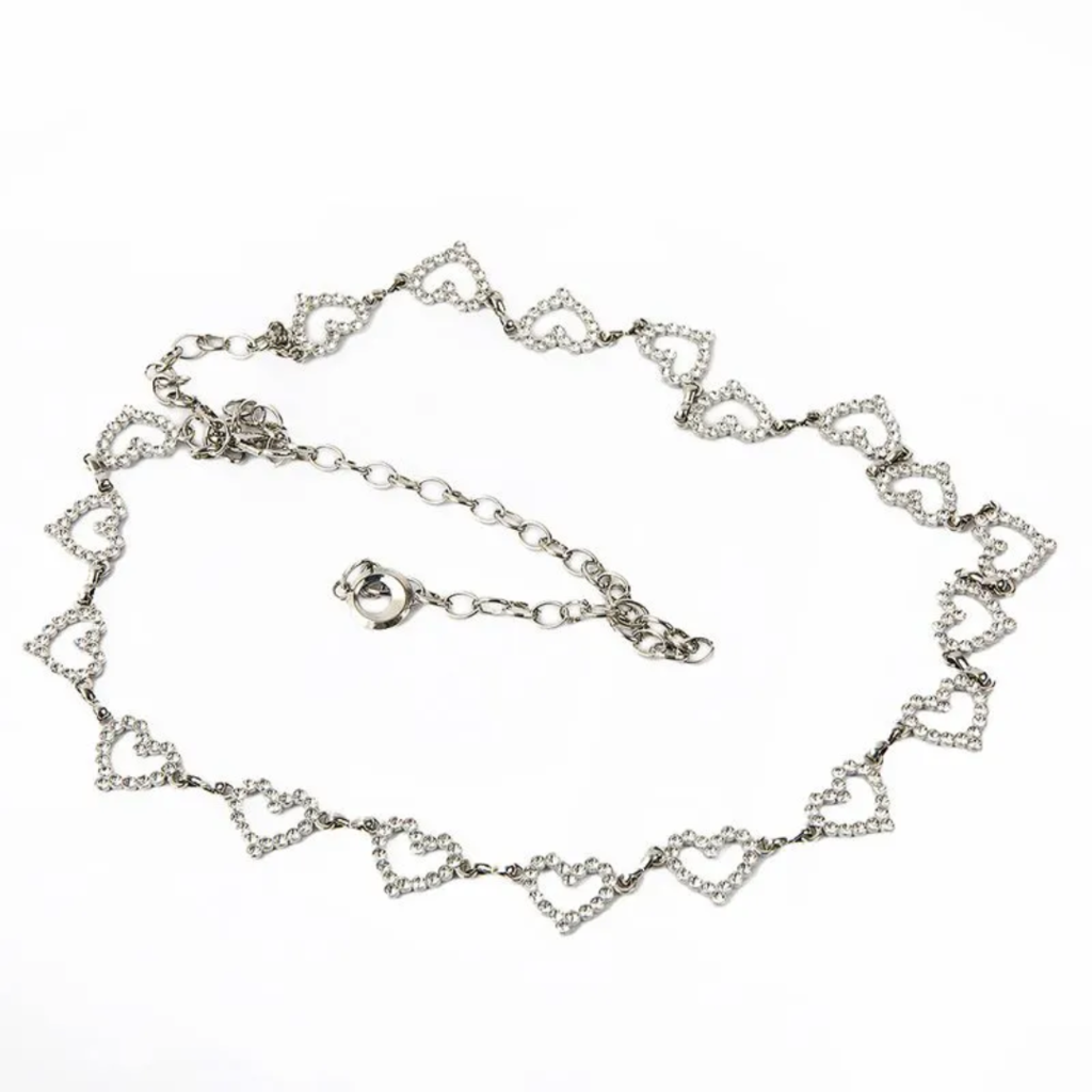 CINTO LOVEY STRASS PRATA