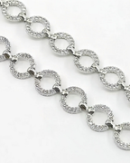 CINTO CIRCLE PRATA STRASS