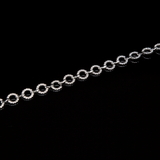 CINTO CIRCLE PRATA STRASS